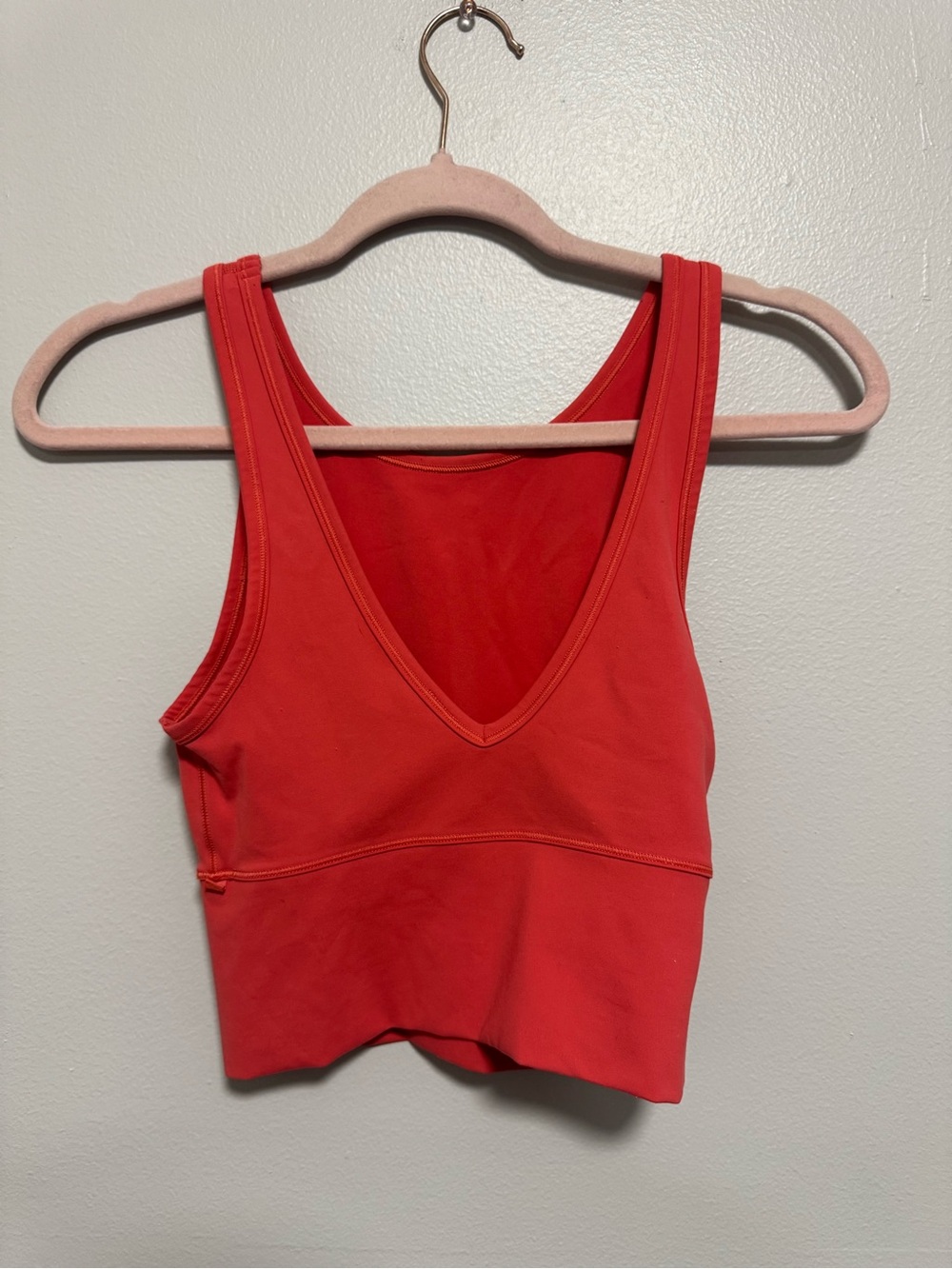 Lululemon Power Pivot Red Pink Tank Top - Picture 4 of 5